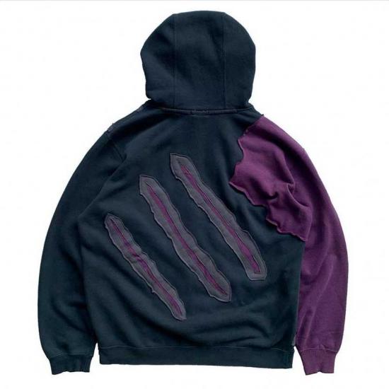 Wholesale Custom Logo Embroidery Skull Skeleton Streetwear Men's Factorie Hoodies